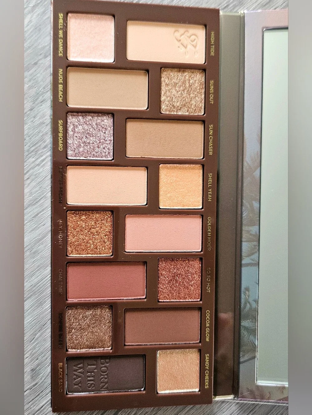 TOO FACED Born This Way Sunset Stripped Eyeshadow Palette NEW MSRP $58